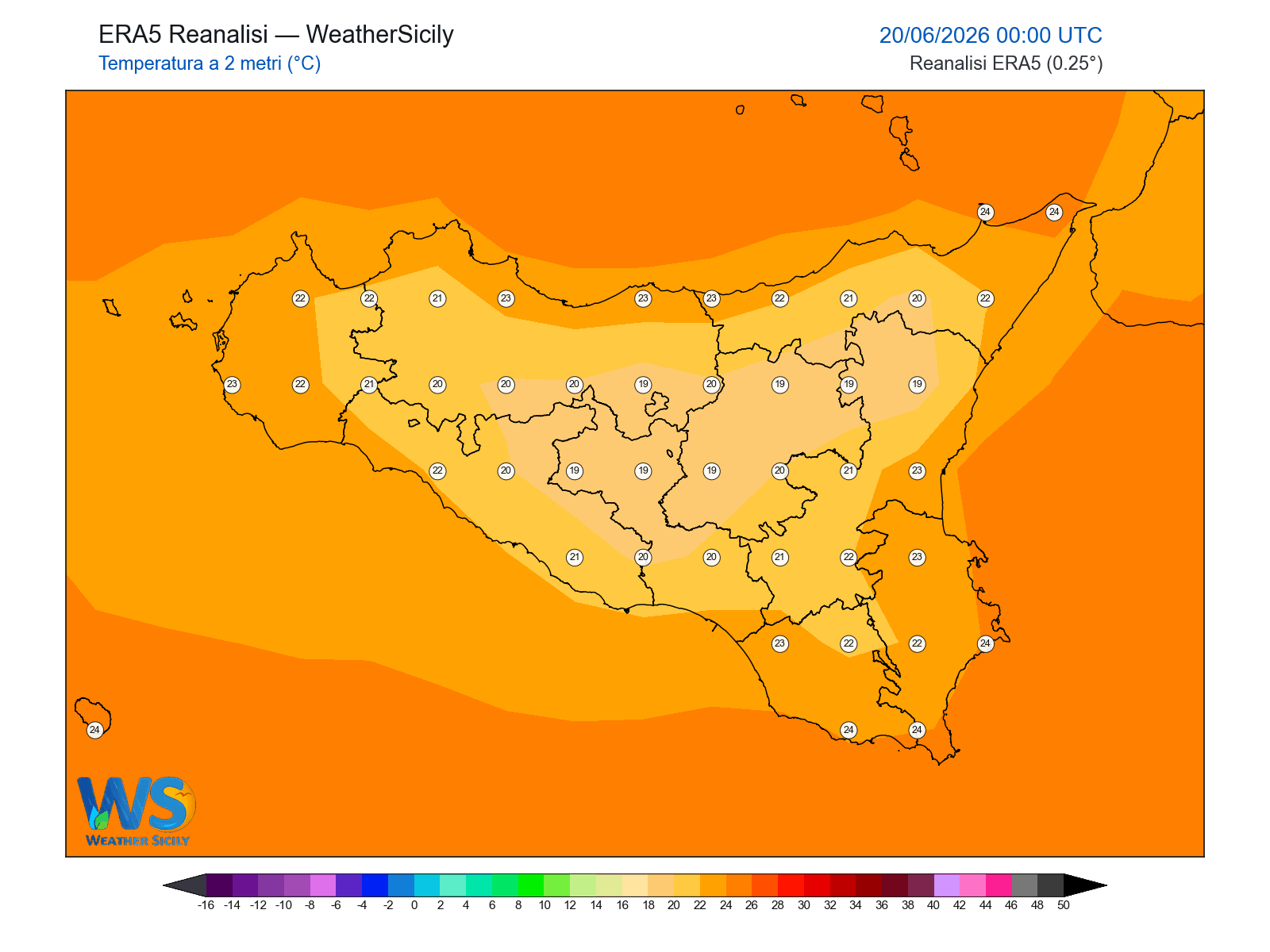 Temperatura a 2 metri · 2026062000