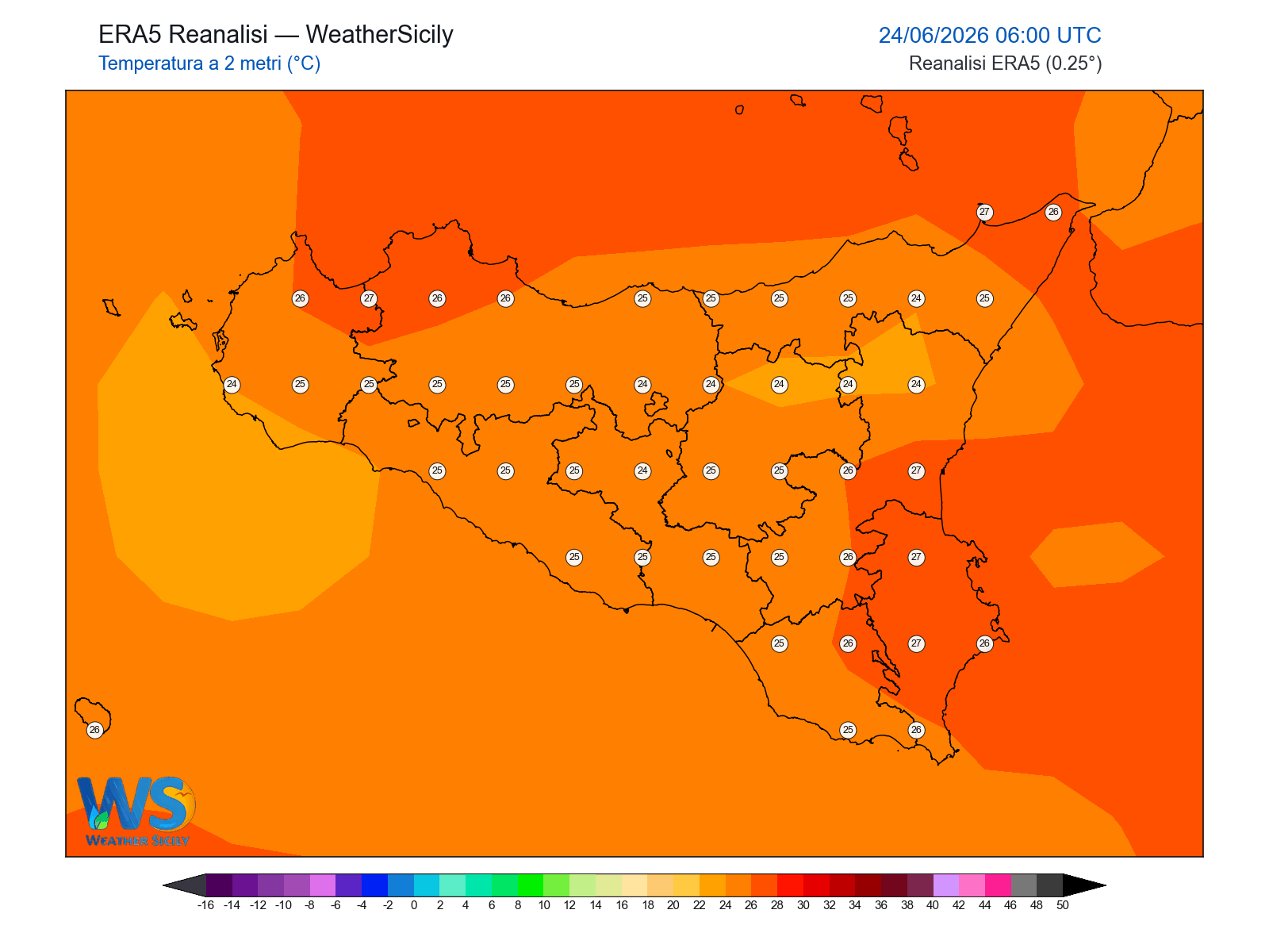 Temperatura a 2 metri · 2026062406