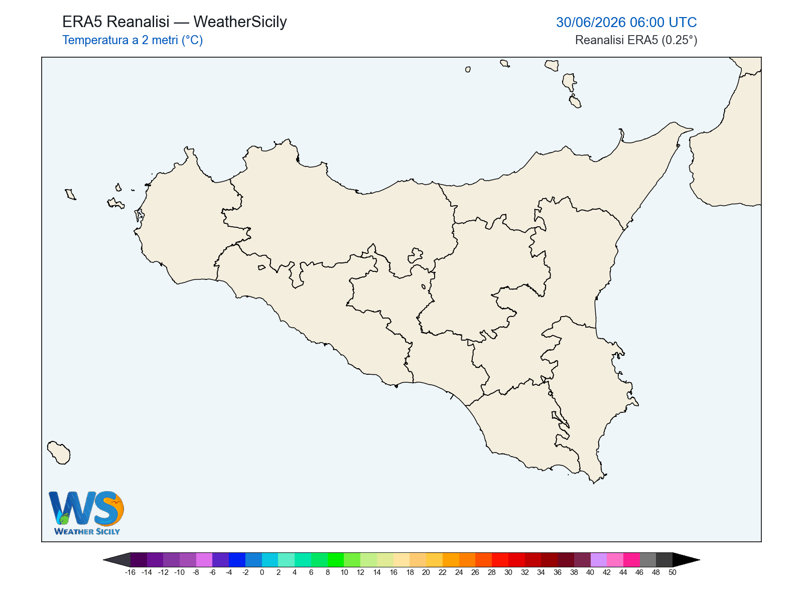 Temperatura a 2 metri · 2026063006