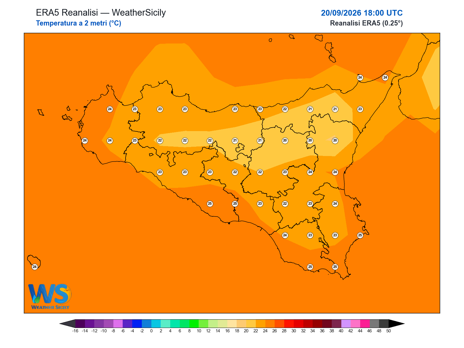 Temperatura a 2 metri · 2026092018