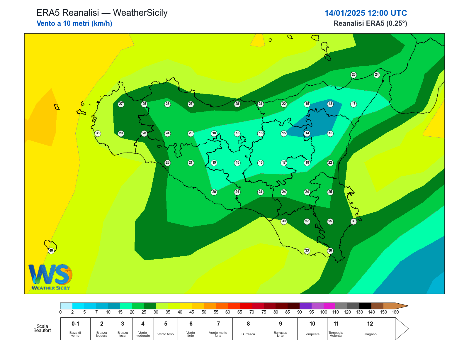 Vento a 10 metri · 2025011412
